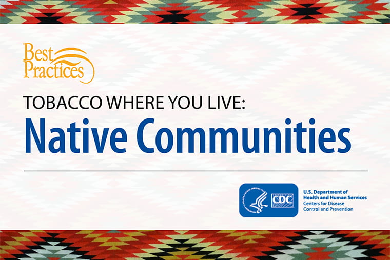 Tobacco Where You Live: Native Communities supplement cover
