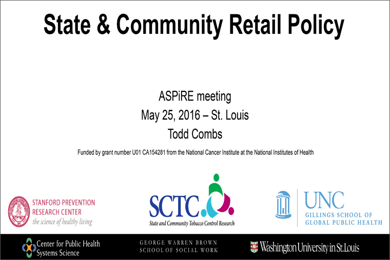 State & Community Retail Policy