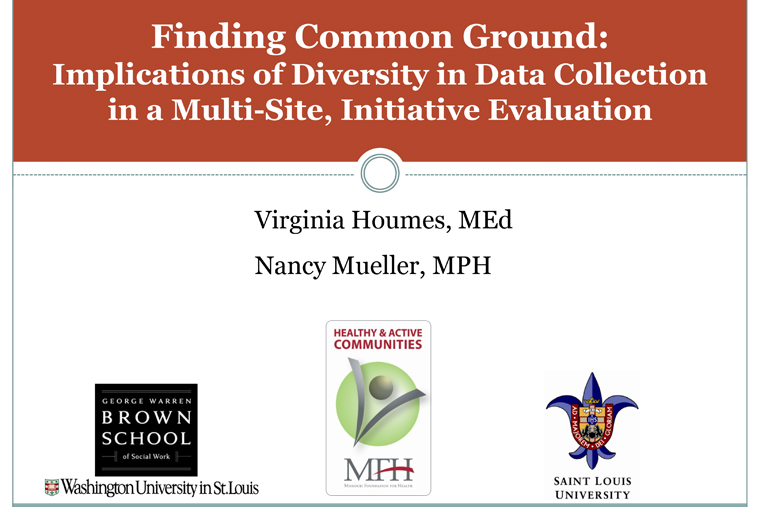 Finding Common Ground: Implications of Diversity in Data Collection in a Multi-Site, Initiative Evaluation