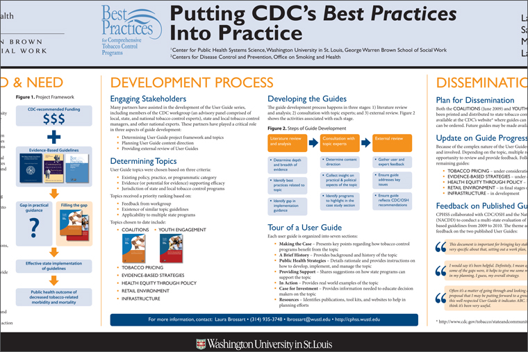 Putting CDC’s Best Practices Into Practice