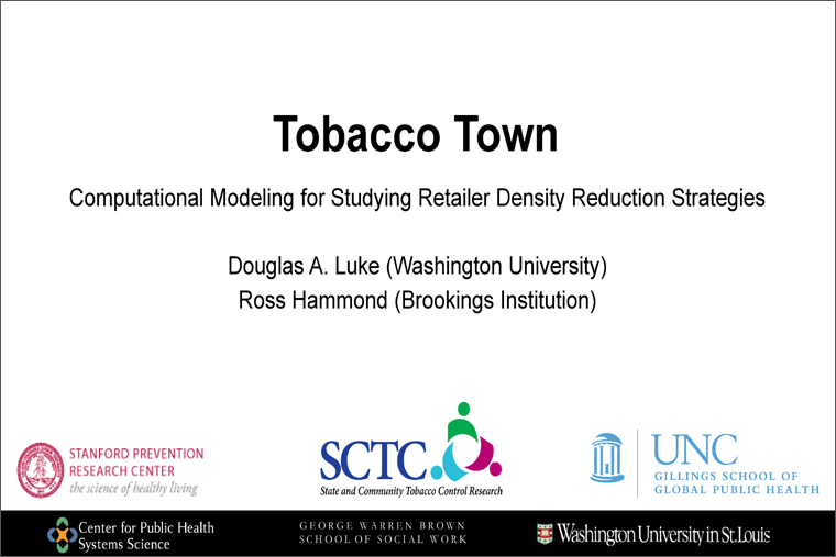 Tobacco Town: Computational Modeling for Studying Retailer Density Reduction Strategies